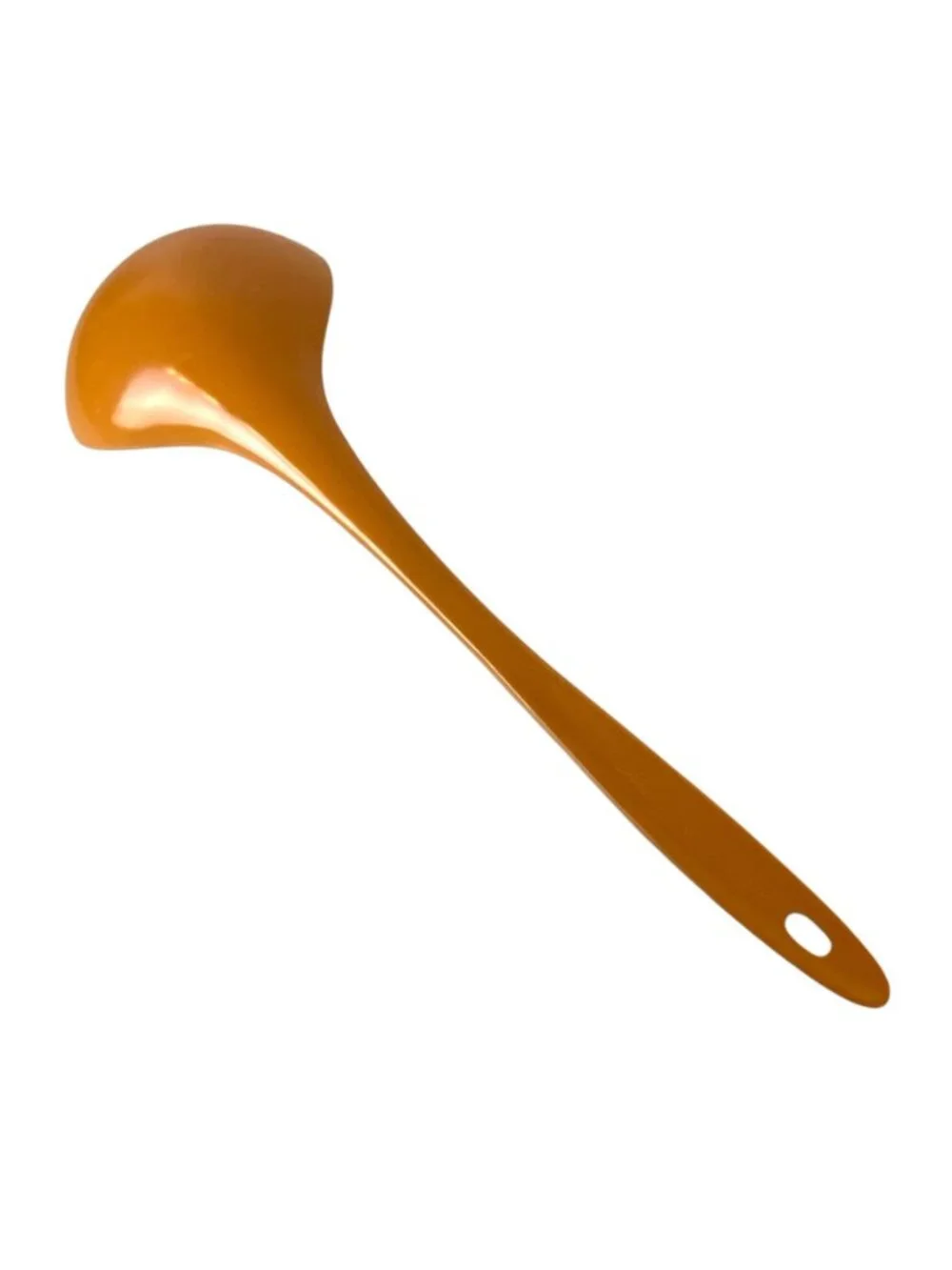 Vintage Hoover Melamine Soup Ladle 1928 Orange Made In Malaysia Kitchen Utensil